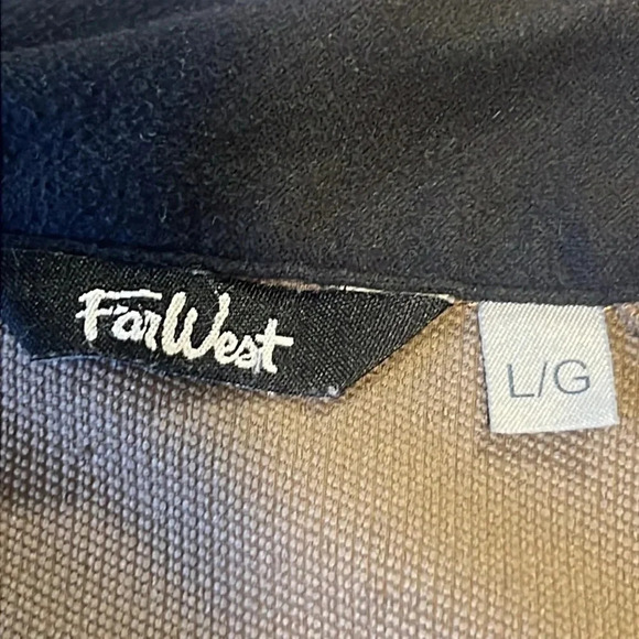 FarWest Light Shell Taupe Jacket. Size Large. - Picture 6 of 9